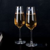 Фужери для шампанського BOHEMIA 40753-190-VER на 190 мл - 3шт