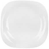 Тарелка обеденная белая 26 см LUMINARC 5604H CARINE WHITE закаленное стекло (цена за 1 шт, набор из 6 шт)