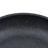 Сковорода глибока з кам'яним покриттям Risoli 00103GR/24HS GRANITO 24 см