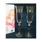 Весільні келихи для шампанського Bohemia 40600-285776-190-2 Ангела (190 мл, 2 шт)