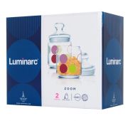 Набор банок Luminarc N1693 CLUB ZOOM WHITE 2х0.5 л