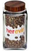 HEREVIN 231017-205 банка для кави WOODY 3л