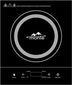 Электроплитка индукционная Monte 2103-MT 4 режима 2000 Вт Черная