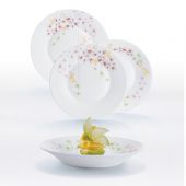 LUMINARC L8310 Тарелка десертная круглая белая 22см IPOMEE (цена за 1 шт, набор из 6 шт)