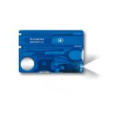 Набір інструментів Victorinox 0.7322.T2 SwissCard Lite Sapphire зі світлодіодним підсвічуванням