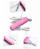 Нож Victorinox 0.6223.51 Classic SD 58 мм Светло-розовый