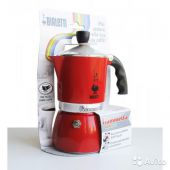 Гейзерная кофеварка Bialetti 0004792 Fiammetta Red 3 чашки