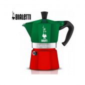 Гейзерна кавоварка Bialetti 0005322 Moka express Italia 3 чашки