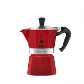Гейзерная кофеварка Bialetti 0005292 Moka Express Emotion Red 3 чашки