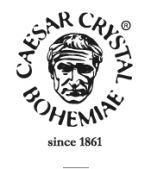 Ваза на ножке Caesar Crystal Bohemia 80838072С68355 Gold 355 мм