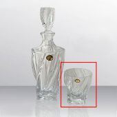 Склянки для віскі Gold Crystal Bohemia 2КЕ25/0/99Т77/320 Ponti 320 мл 6 шт
