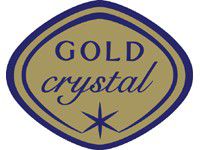 Фруктовниця на ніжці Gold Crystal Bohemia 60096/N/57001/205 CASSANDRA 20.5 см