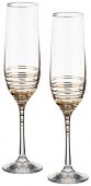 Набор из 2-х бокалов для шампанского Bohemia 40729/190/M8441 Spiral 190 мл