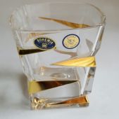 Набор стаканов для виски Bohemia 21804/72231/300 Zig-zag Gold Золотой декор 6шт.
