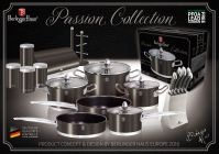 Набор посуды BERLINGER HAUS 1319BH Passion Collection Carbon 7 пр