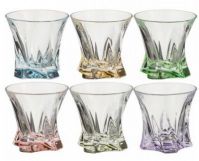 Склянки для віскі BOHEMIA 2KE54/COLOR/0/AC006/320 низькі 320 мл 6 шт