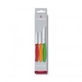Набір кухонних ножів Victorinox 6.7116.32 SwissClassic 3 пр кольорові ручки