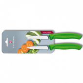Набор ножей кухонных Victorinox 6.7606.L114B SwissClassic 8 см 2 шт зеленые