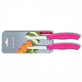 Набір ножів кухонних Victorinox 6.7606.L115B SwissClassic 8 см 2 шт рожеві