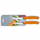 Набір ножів кухонних Victorinox 6.7606.L119B SwissClassic 8 см 2 шт помаранчеві