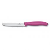 Набор ножей кухонных Victorinox 6.7836.L115B SwissClassic 11 см 2 шт серрейтор розовые
