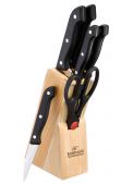 Набор ножей BOHMANN 5102AS-BH в деревянной подставке 7 пр