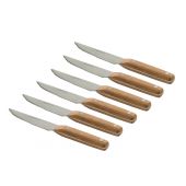Набор ножей для стейка BergHOFF 4490307 CollectAndCook с деревянной ручкой 23 см 6 шт