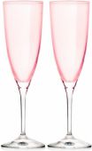 Набор бокалов для шампанского BOHEMIA 40796 220 382050-2 Kate 220 мл - 2 шт Pink