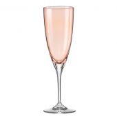 Набір келихів для шампанського BOHEMIA 40796 220 382050-2 Kate 220 мл - 2 шт Pink