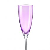 Набор бокалов для шампанского BOHEMIA 40796 220 D4651-2 Kate 220 мл - 2 шт Violet