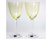 Набор бокалов для вина BOHEMIA 40796 250 382028-2 Kate 250 мл - 2 шт Yellow