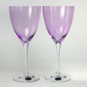 Набор бокалов для вина BOHEMIA 40796 250 D4651-2 Kate 250 мл - 2 шт Violet