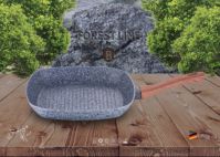Сковорода-гриль з мармурово-гранітним покриттям BERLINGER HAUS 1204-BH Forest Line 28х28х4.5 см