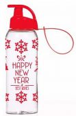 Бутылка для спорта HEREVIN 161415-836 Happy New Year 500 мл