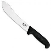 Ніж кухонний Victorinox 5.7403.18 Fibrox Butcher’s 18 см чорна ручка
