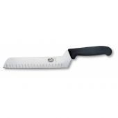 Нож кухонный Victorinox 6.1323.21 с воздушными карманами для масла и сыра 21 см черный