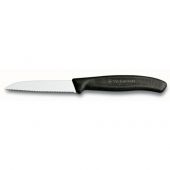 Нож кухонный Victorinox 6.7433 Swiss Classic серрейтор 8 см черный