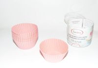 Набір форм для кексів і маффінів CON BRIO 674-CB рожевий 6,8х3,4 см - 10 шт