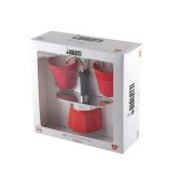 Кофеварка гейзерная Bialetti 6190 2-Cup Mini Express 2 чашки Red