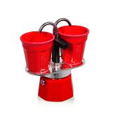 Кофеварка гейзерная Bialetti 6190 2-Cup Mini Express 2 чашки Red