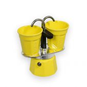 Кавоварка гейзерна Bialetti 6193 2-Cup Mini Express 2 чашки Yellow