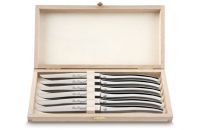 Набір ножів для стейка Amefa Richardson F905060 Lou Laguiole Alphonse 6 пр Дерев'яна коробка