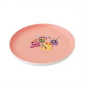 Набір дитячого посуду BergHOFF 1694051 Monsters порцеляна рожевий 3 пр