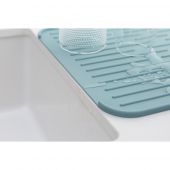 Коврик-сушка для посуды Brabantia 117480 Silicone Printing Mat 43,8x32,5x0,9 см Mint