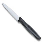 Нож кухонный Victorinox 5.0633 серрейтор 8 см черный