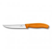 Нож кухонный Victorinox 6.7936.12L9 SwissClassic для стейка серрейтор 12 см оранжевый