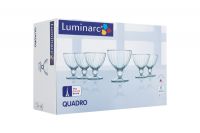 Набір креманок LUMINARC N2322 Quadro 300 мл - 6 шт