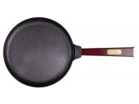 Сковорода блинная чугунная с ручкой BRIZOLL О2215-Р2 Optima-Bordo 22 см