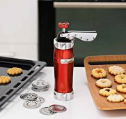 Кондитерський шприц для печива Marcato BI-DES-RSO Biscuits 450 мл Red