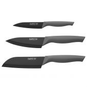 Набор ножей BergHOFF 1303005/3700225 Eclipse с покрытием 3 шт с чехлами